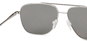 Silver Square Full Rim Unisex Sunglasses by John Jacobs-138581