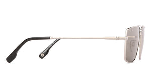 Silver Square Full Rim Unisex Sunglasses by John Jacobs-138584