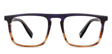 Load image into Gallery viewer, Blue Rectangle Full Rim Unisex Eyeglasses by John Jacobs-138588