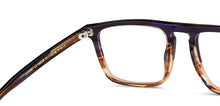 Load image into Gallery viewer, Blue Rectangle Full Rim Unisex Eyeglasses by John Jacobs-138588