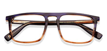 Load image into Gallery viewer, Blue Rectangle Full Rim Unisex Eyeglasses by John Jacobs-138588