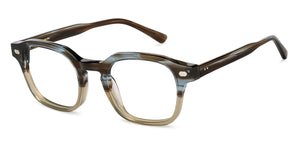 Brown Wayfarer Full Rim Unisex Eyeglasses by John Jacobs-138592