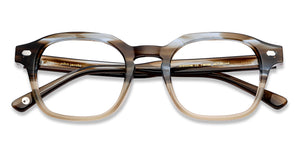 Brown Wayfarer Full Rim Unisex Eyeglasses by John Jacobs-138592