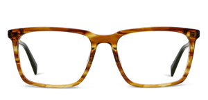 Brown Rectangle Full Rim Unisex Eyeglasses by John Jacobs Computer Glasses-146286