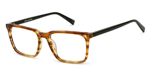 Brown Rectangle Full Rim Unisex Eyeglasses by John Jacobs Computer Glasses-146286