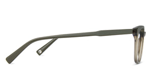 Green Rectangle Full Rim Unisex Eyeglasses by John Jacobs Computer Glasses-146289