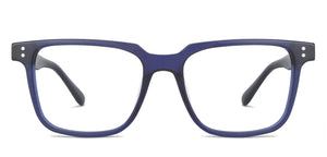 Blue Square Full Rim Unisex Eyeglasses by John Jacobs-140652