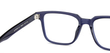 Load image into Gallery viewer, Blue Square Full Rim Unisex Eyeglasses by John Jacobs-140652