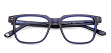 Load image into Gallery viewer, Blue Square Full Rim Unisex Eyeglasses by John Jacobs-140652