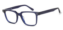 Load image into Gallery viewer, Blue Square Full Rim Unisex Eyeglasses by John Jacobs-140652