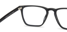 Load image into Gallery viewer, Black Wayfarer Full Rim Unisex Eyeglasses by John Jacobs-142515