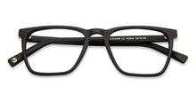 Load image into Gallery viewer, Black Wayfarer Full Rim Unisex Eyeglasses by John Jacobs-142515