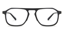 Load image into Gallery viewer, Black Aviator Full Rim Unisex Eyeglasses by John Jacobs-142524