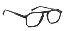 Load image into Gallery viewer, Black Aviator Full Rim Unisex Eyeglasses by John Jacobs-142524