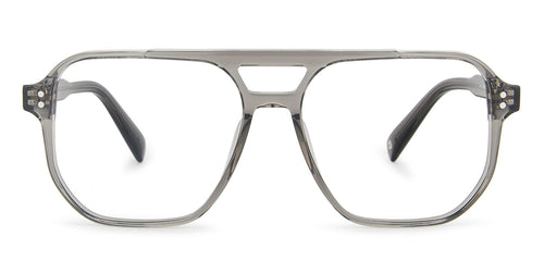 Grey Square Full Rim Unisex Eyeglasses by John Jacobs-142893
