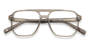 Grey Square Full Rim Unisex Eyeglasses by John Jacobs-142893
