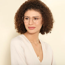 Load image into Gallery viewer, Rose Gold Round Full Rim Unisex Eyeglasses by John Jacobs-143345