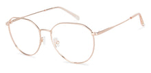 Load image into Gallery viewer, Rose Gold Round Full Rim Unisex Eyeglasses by John Jacobs-143345