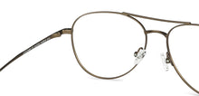 Load image into Gallery viewer, Brown Aviator Full Rim Unisex Eyeglasses by John Jacobs-143352