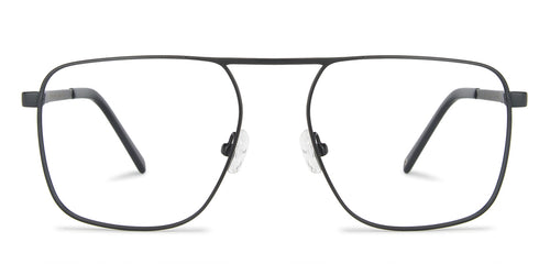 Black Square Full Rim Unisex Eyeglasses by John Jacobs-143353