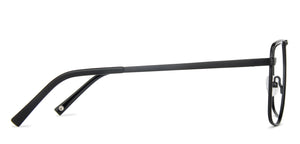 Black Square Full Rim Unisex Eyeglasses by John Jacobs-143353