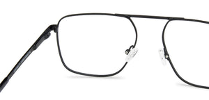 Black Square Full Rim Unisex Eyeglasses by John Jacobs-143353