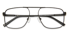 Load image into Gallery viewer, Black Square Full Rim Unisex Eyeglasses by John Jacobs-143353