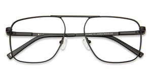 Black Square Full Rim Unisex Eyeglasses by John Jacobs-143353