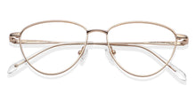 Load image into Gallery viewer, Gold Cat Eye Full Rim Women Eyeglasses by John Jacobs-143359