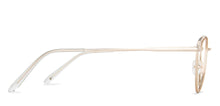 Load image into Gallery viewer, Gold Cat Eye Full Rim Women Eyeglasses by John Jacobs Computer Glasses-147376