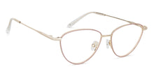 Load image into Gallery viewer, Gold Cat Eye Full Rim Women Eyeglasses by John Jacobs-143360