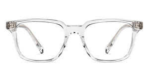 Transparent Wayfarer Full Rim Unisex Eyeglasses by John Jacobs-143688
