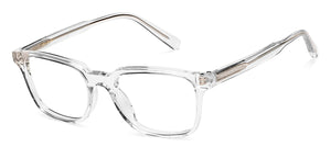 Transparent Wayfarer Full Rim Unisex Eyeglasses by John Jacobs-143688