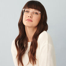 Load image into Gallery viewer, Transparent Wayfarer Full Rim Unisex Eyeglasses by John Jacobs-143688