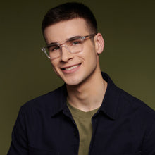 Load image into Gallery viewer, Transparent Wayfarer Full Rim Unisex Eyeglasses by John Jacobs-143688
