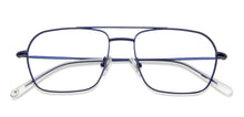 Load image into Gallery viewer, Blue Aviator Full Rim Unisex Eyeglasses by John Jacobs-144429