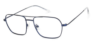 Blue Aviator Full Rim Unisex Eyeglasses by John Jacobs-144429