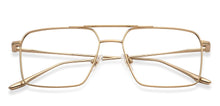 Load image into Gallery viewer, Gold Square Full Rim Unisex Eyeglasses by John Jacobs-144434