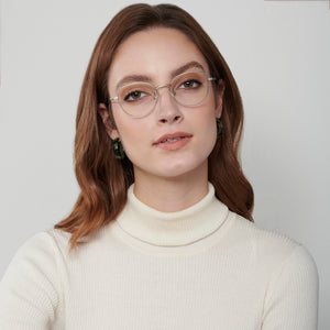 Gunmetal Oval Full Rim Unisex Eyeglasses by John Jacobs-144450