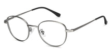 Load image into Gallery viewer, Gunmetal Oval Full Rim Unisex Eyeglasses by John Jacobs-144450