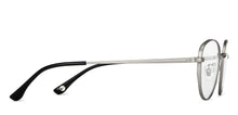 Load image into Gallery viewer, Gunmetal Oval Full Rim Unisex Eyeglasses by John Jacobs-144450