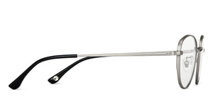 Gunmetal Oval Full Rim Unisex Eyeglasses by John Jacobs-144450