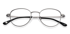 Gunmetal Oval Full Rim Unisex Eyeglasses by John Jacobs-144450