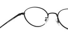 Load image into Gallery viewer, Black Oval Full Rim Unisex Eyeglasses by John Jacobs-144453