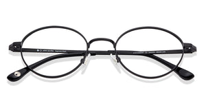 Black Oval Full Rim Unisex Eyeglasses by John Jacobs-144453