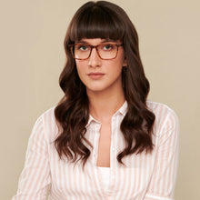 Load image into Gallery viewer, Brown Wayfarer Full Rim Unisex Eyeglasses by John Jacobs-144718