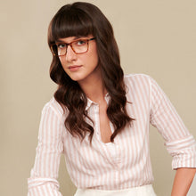 Load image into Gallery viewer, Brown Wayfarer Full Rim Unisex Eyeglasses by John Jacobs-144718