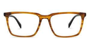Brown Wayfarer Full Rim Unisex Eyeglasses by John Jacobs-144718