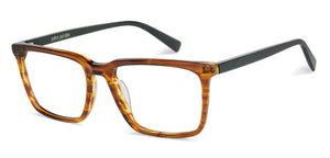 Brown Wayfarer Full Rim Unisex Eyeglasses by John Jacobs-144718