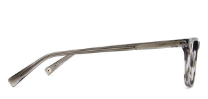 Grey Wayfarer Full Rim Unisex Eyeglasses by John Jacobs-144722
